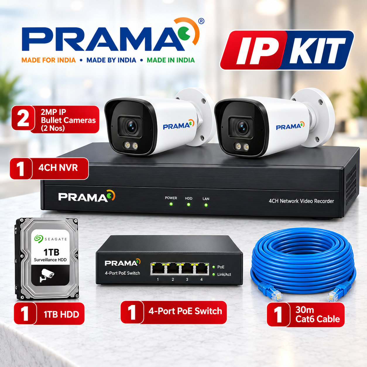Prama IP Kit – 2 Cam
